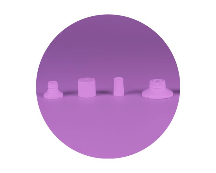 Caps for oral care and pharma